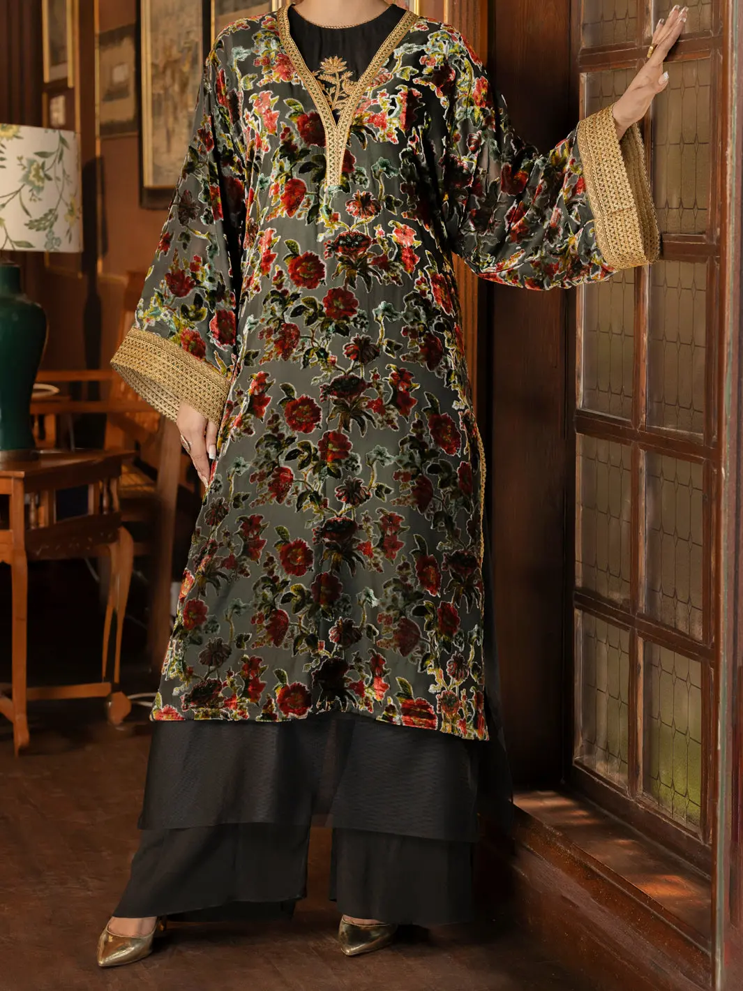 Black Palachi Kurti - Awp-Lk-742 1
