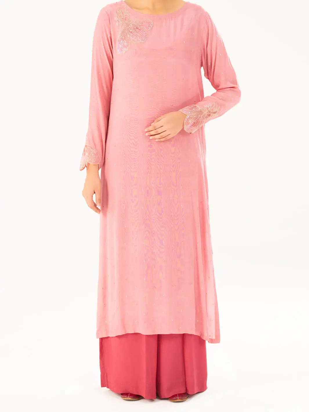 Pink Thai Silk 2Pc Stitched - Awp-2Ps-Lks-824 1