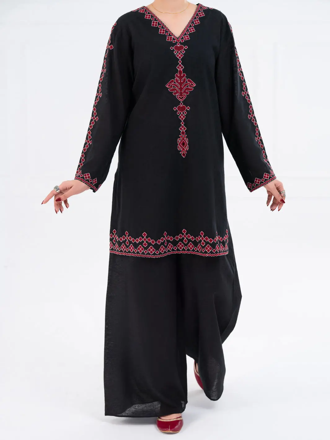 Black Karandi 2Pc Stitched - Awp-2Ps-Lks-828 1