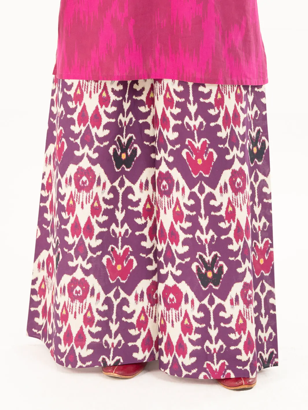 Purple Cambric Trousers - Al-T-Sp-765 1