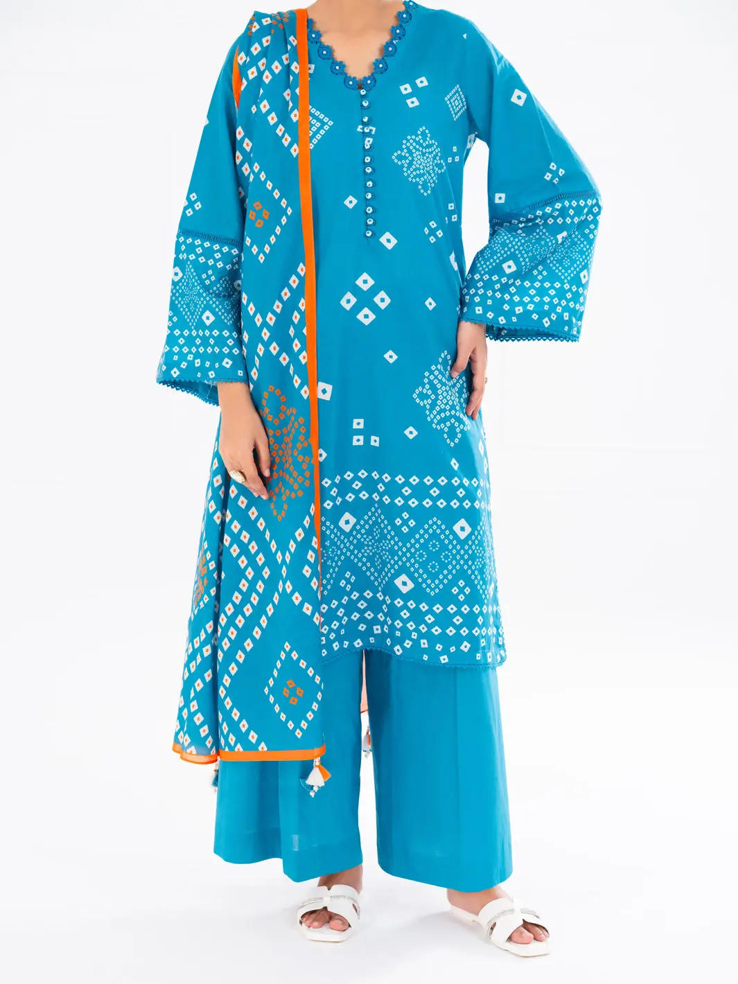 Ferozi Cambric 2Pc Unstitched - Awp-2Ps-Slkd-Un-833 1