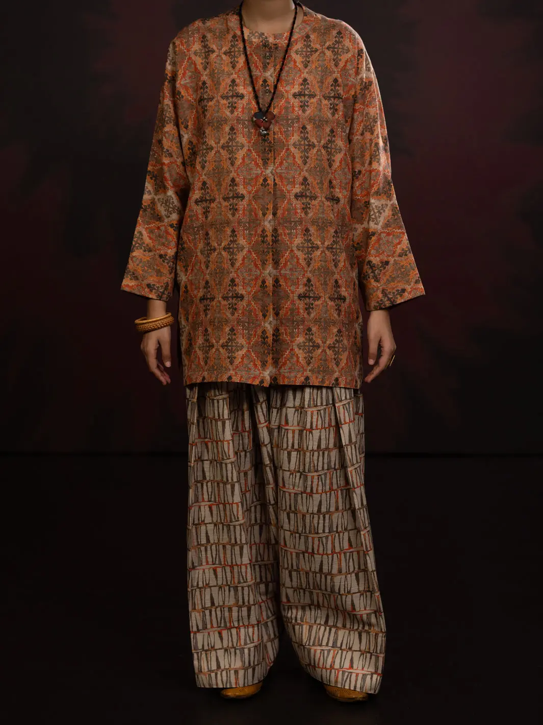 Copper Slub Khaddar 2Pc Stitched - Awp-2Ps-Lks-812 1