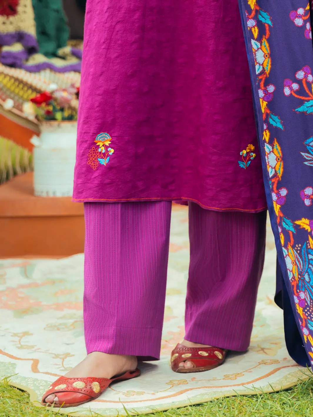 Magenta Trousers - Awp-T-623 1