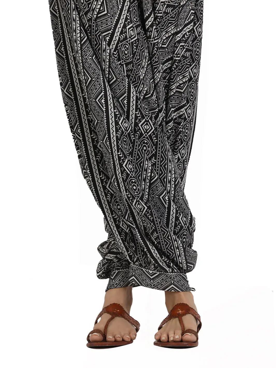 Black-White Women Trouser - Al-T-508 1