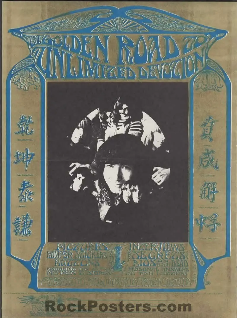 Auction - Aor 2.192 - Grateful Dead - Mouse & Kelley - 1967 Handbill - Fan Club Mailer - Excellent 1