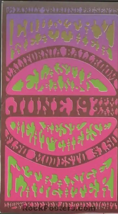 Auction - Aor 3.26 - Country Weather - 1968 Handbill - Modesto - Excellent 1