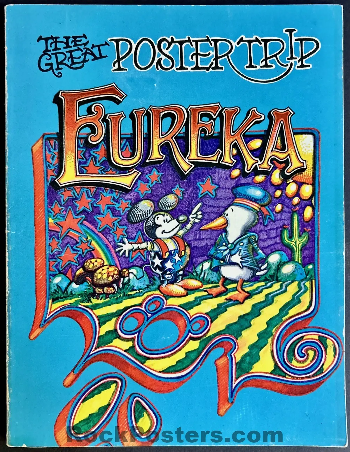 Auction - The Great Poster Trip - Art Eureka 1968 - Rick Griffin Cover Art - Softbound Edition - Excellent 1