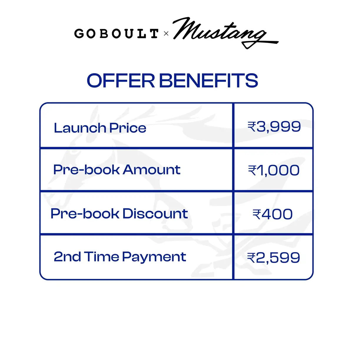 Mustang Racer Apex Blue - Pre-Book 1
