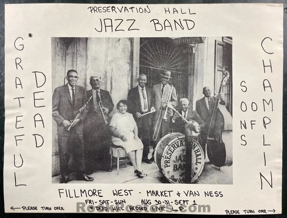 Auction - Bg-134 Alternate - Grateful Dead - 1968 Concert Poster - Fillmore West - Excellent 1