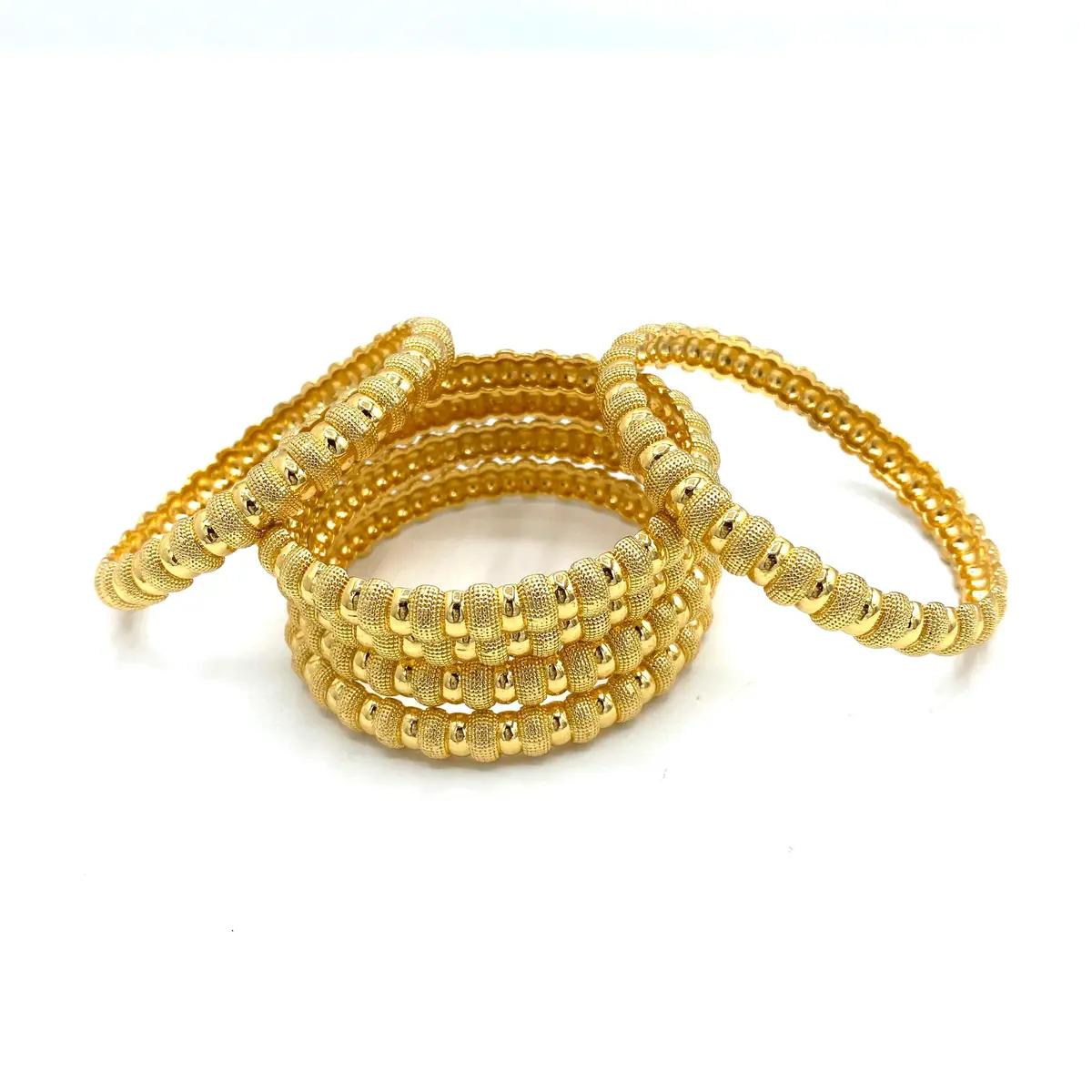 Stylish Golden Bangles (Pair) 1