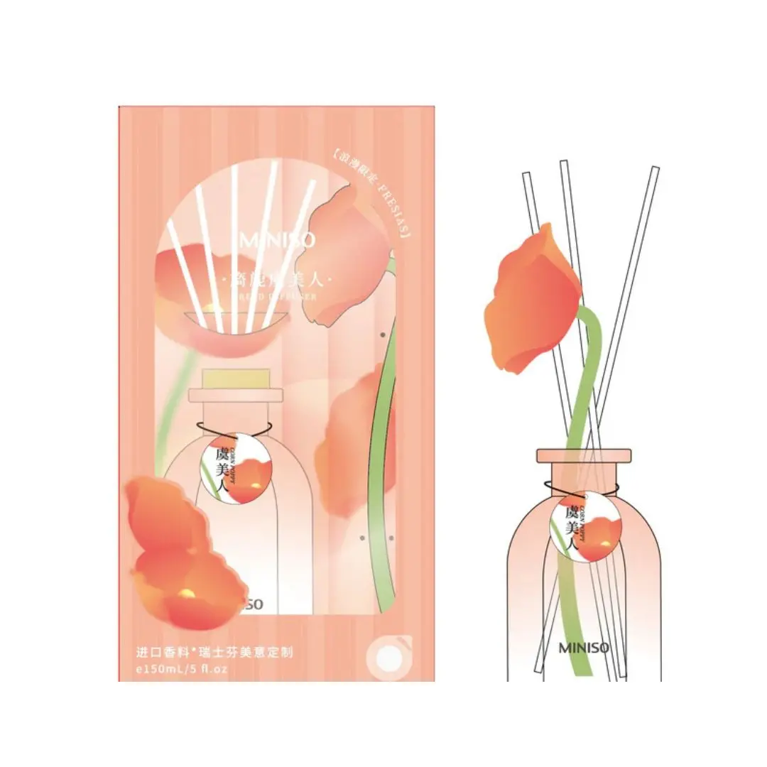 Flower World Reed Diffuser(Corn Poppy,130Ml) 1