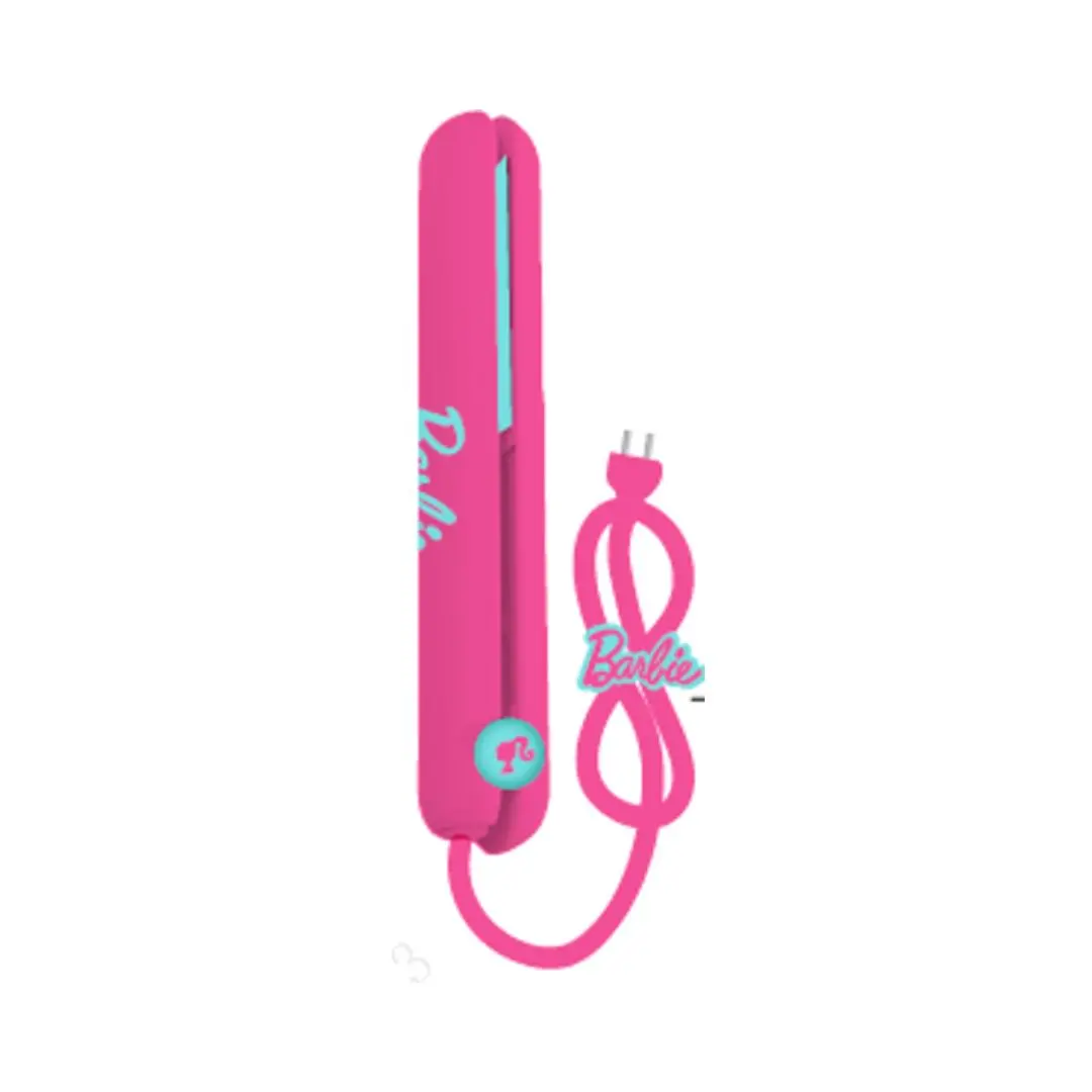 Barbie Shining Collection Mini Hair Straightener(Us Plug, Dark Pink) Model: B101 1