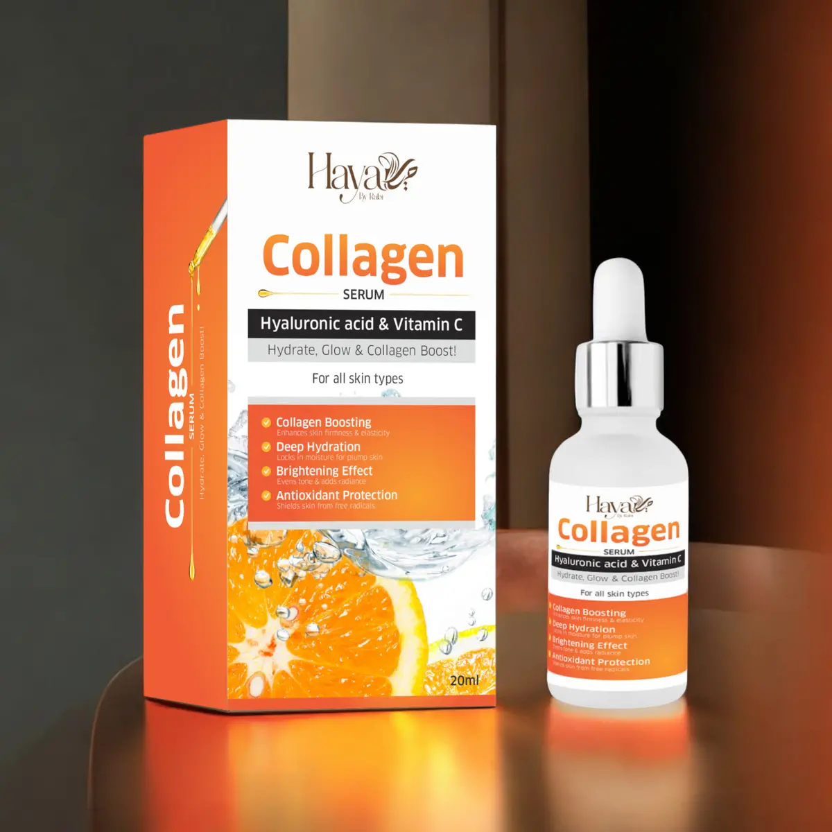 Collagen Serum - Hyaluronic Acid & Vitamin C 1