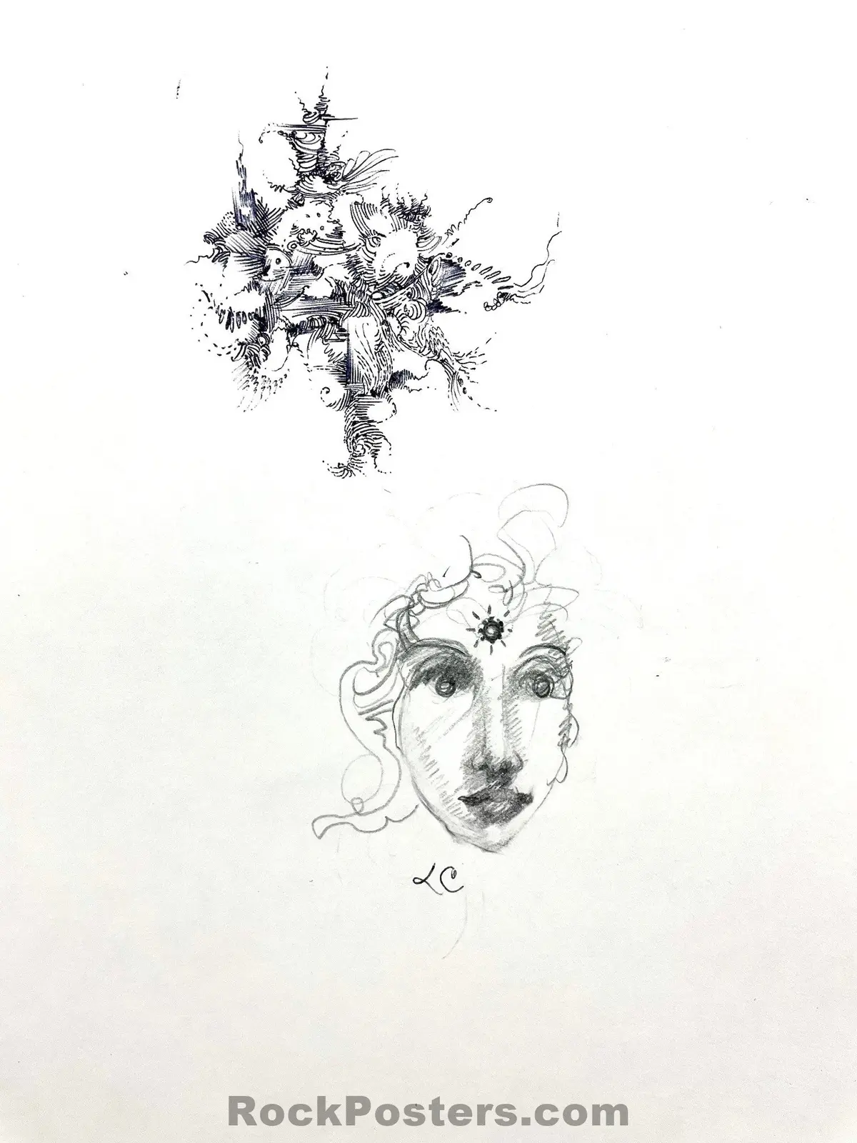 Auction - Original Artwork - Lee Conklin - Pencil & Ink Drawings - 1974 - Near Mint 1
