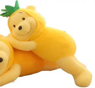 Cute Pineapple Winnie The Pooh Yellow (Small) 1