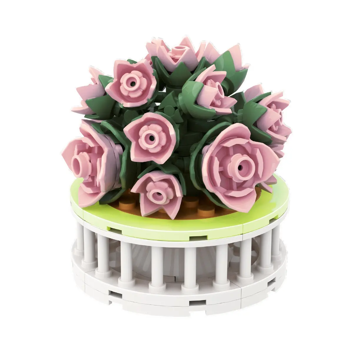Flower Language Series Succulent Plants Building Blocks(Full House) 1
