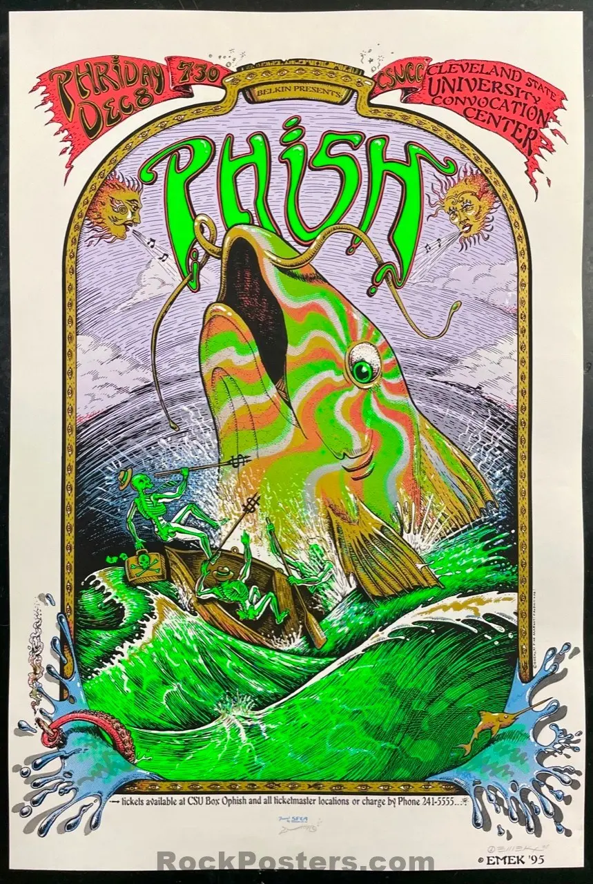 Auction - Phish - Cleveland '95 - Emek -  1St Edition - Near Mint Minus 1