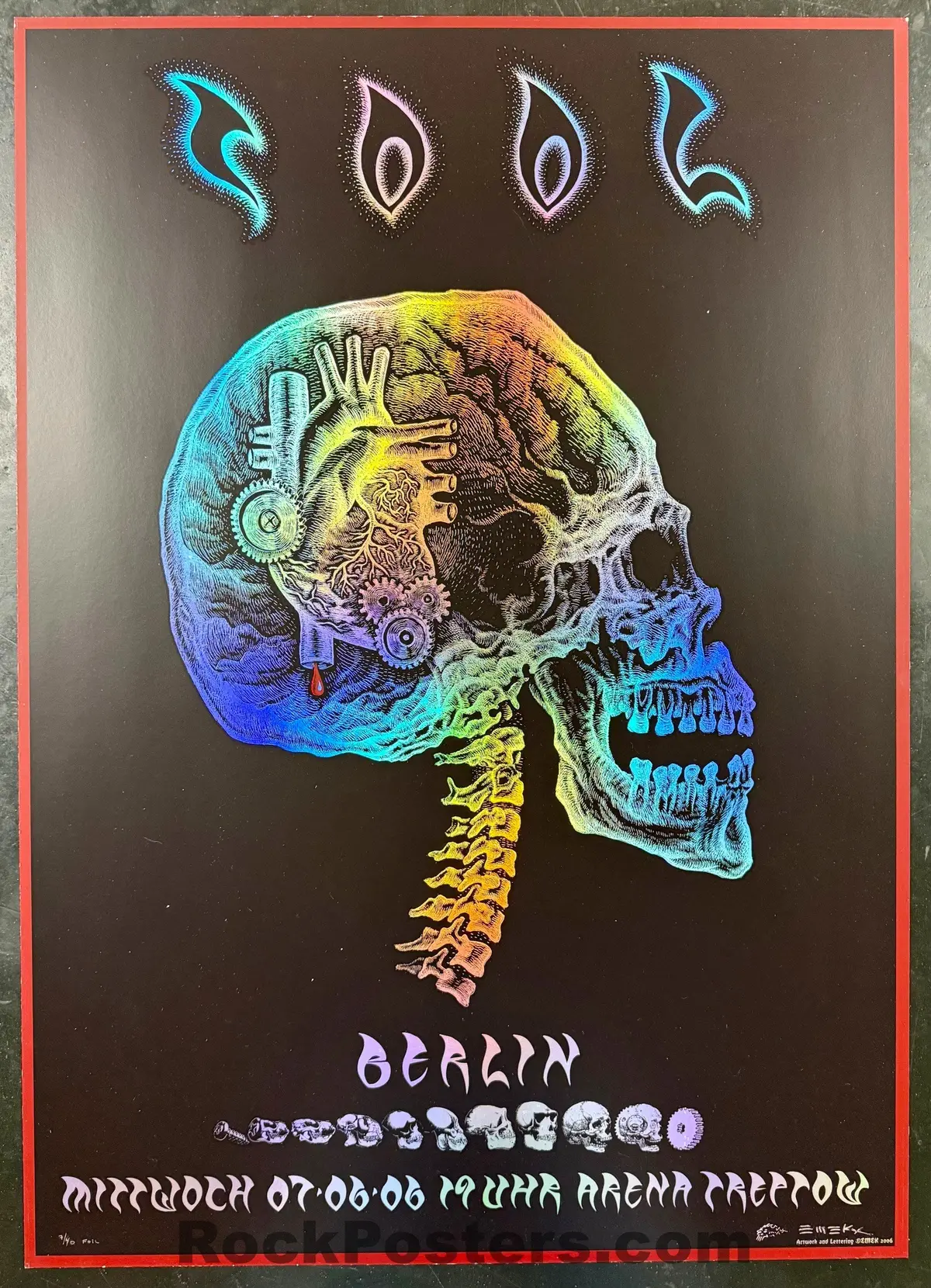 Auction - Tool Berlin '06 - Foil Variant - Edition Of 40 - Emek - Near Mint 1