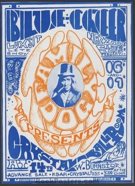 Auction - Fd-P1 - Blue Cheer - 1968 Handbill - Portland, Or - Near Mint 1