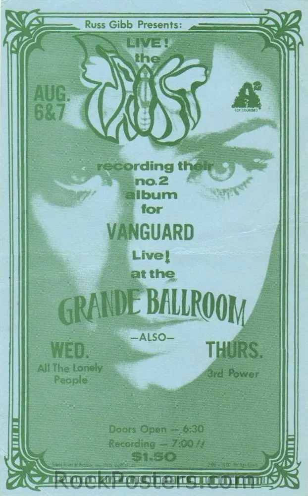 Gb-81 - Frost - 1969 Postcard - Grande Ballroom - Near Mint 1