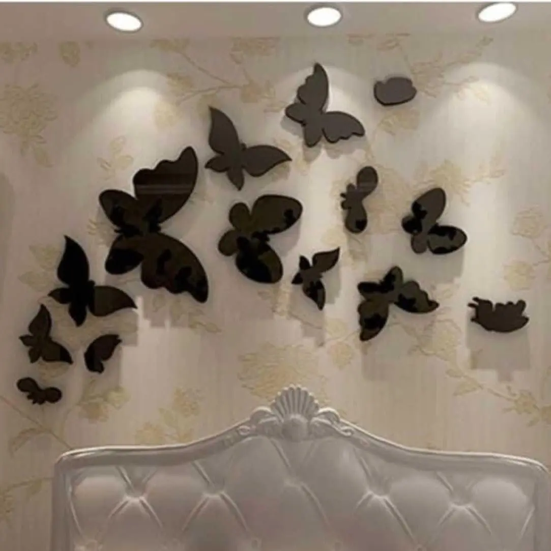 16 Pcs Butterflies Set (Black) 1