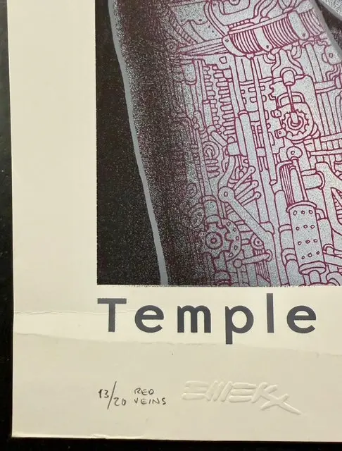 Auction - Tool - Denver '06 - Cyberman - Red Veins Variant - Edition Of 20 - Emek - Excellent 2