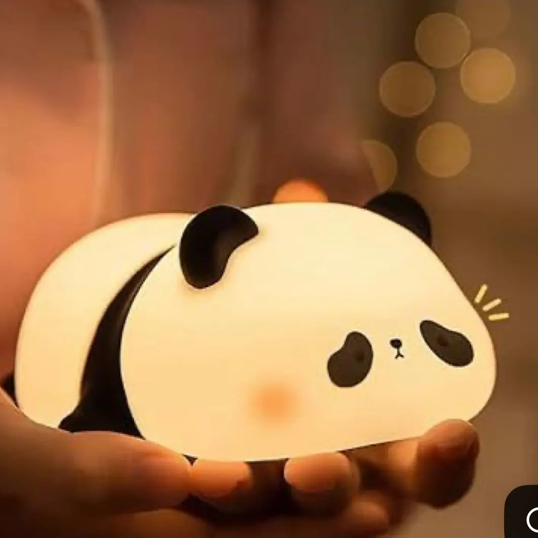 Cute Silicon Led Plushy Night Lamp Usb Rechargeable Touch Control-50% Off 1