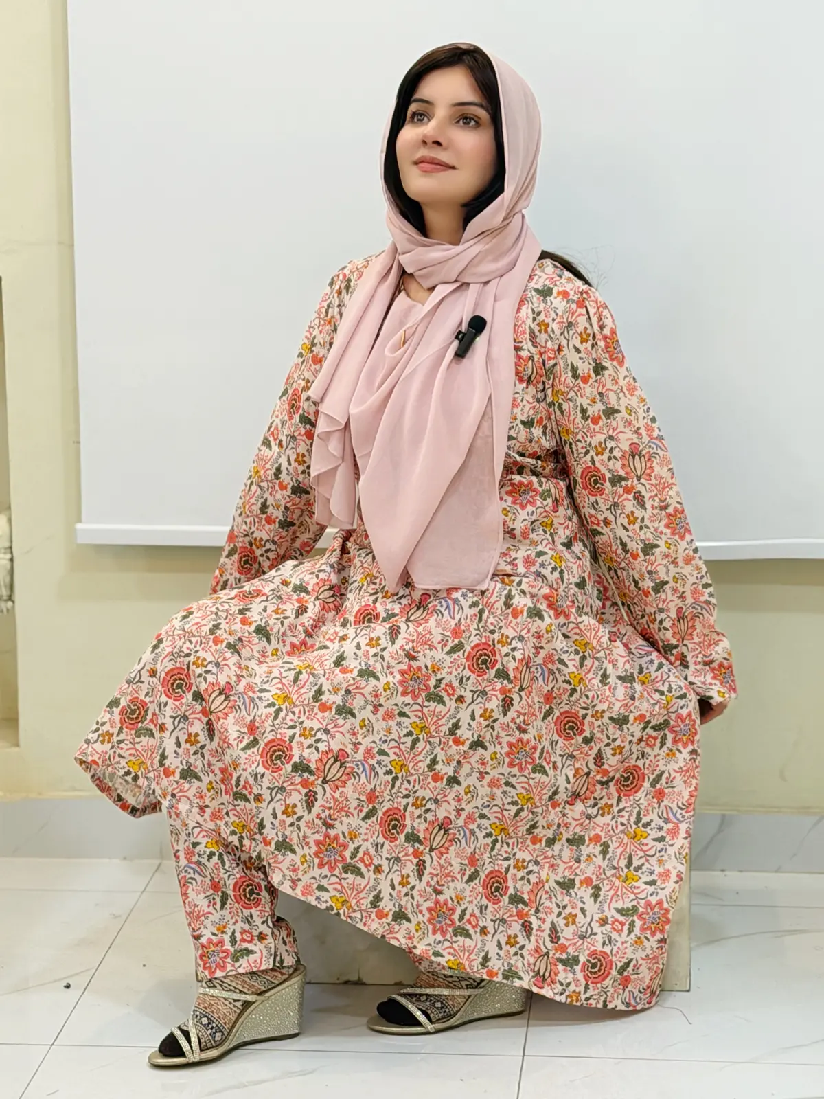 2 Pc Multi Floral - Women Winter Dress 2