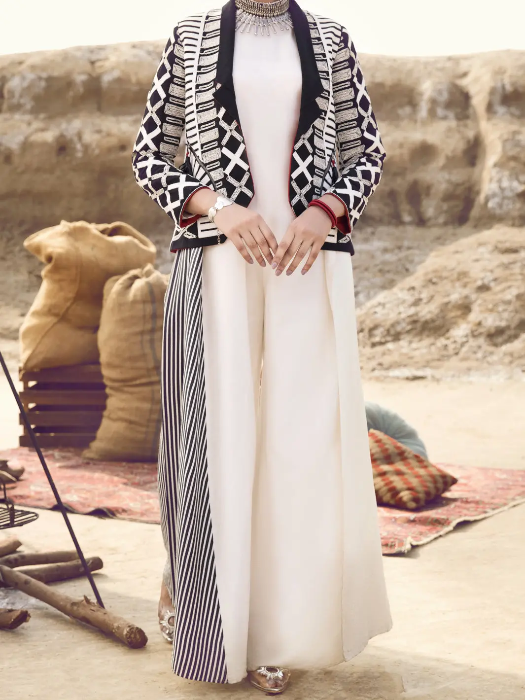 Black Khaddar Jacket - Awp-Jt-394 1