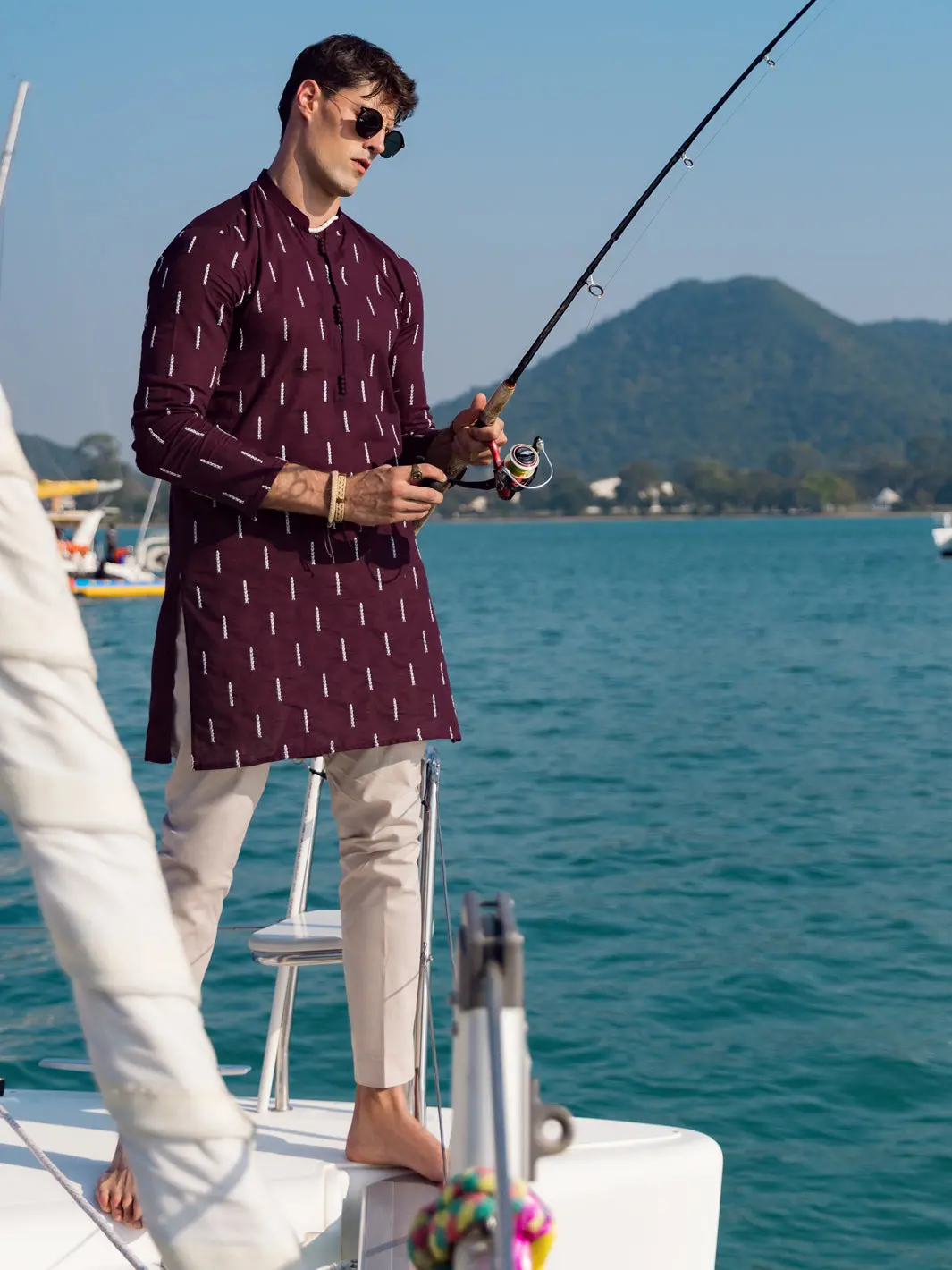 Maroon Kurta - Al-K-1064A 1