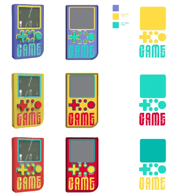 Retro Paradise Series Handheld Game Console Model: K011 1