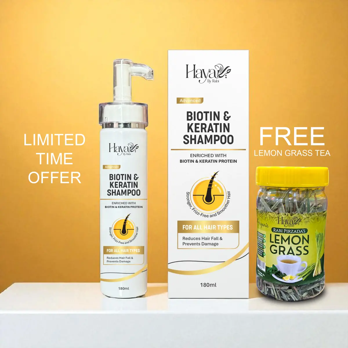 Biotin & Keratin Shampoo – Strength & Repair Formula 1