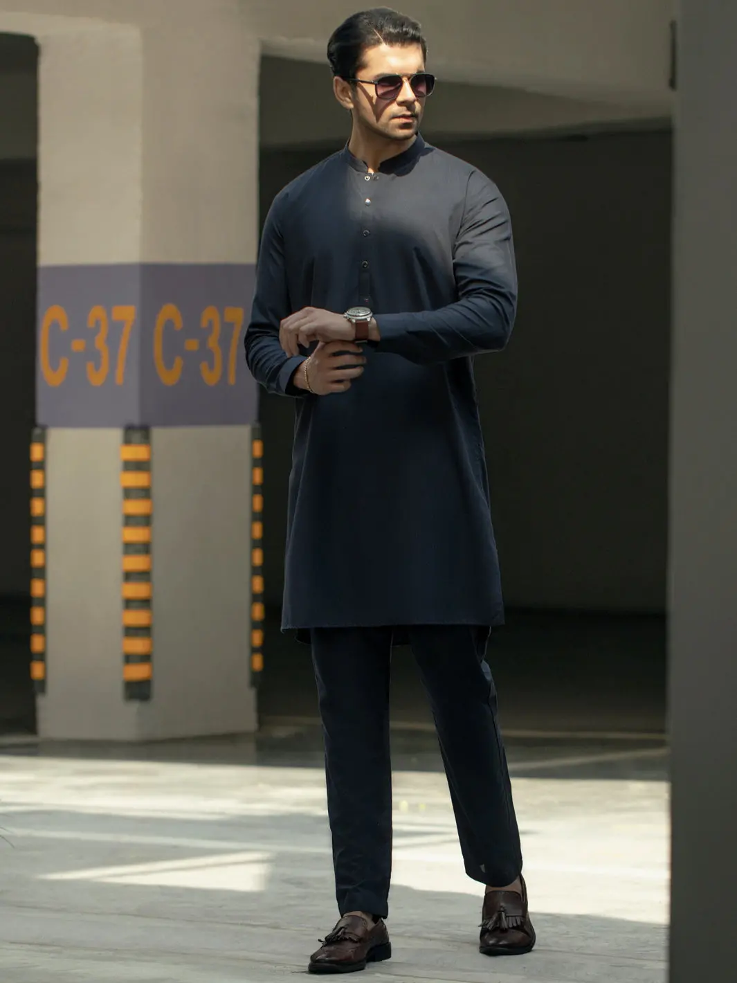 Black Kurta Trousers - Al-Kt-2942 1