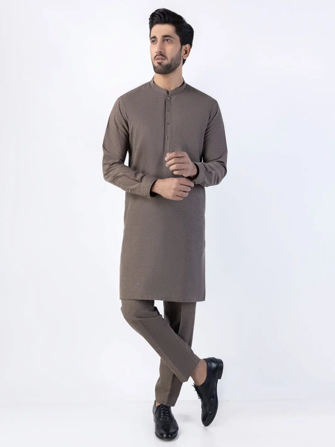 Brown Kurta Trousers - Al-Kt-3024B 1