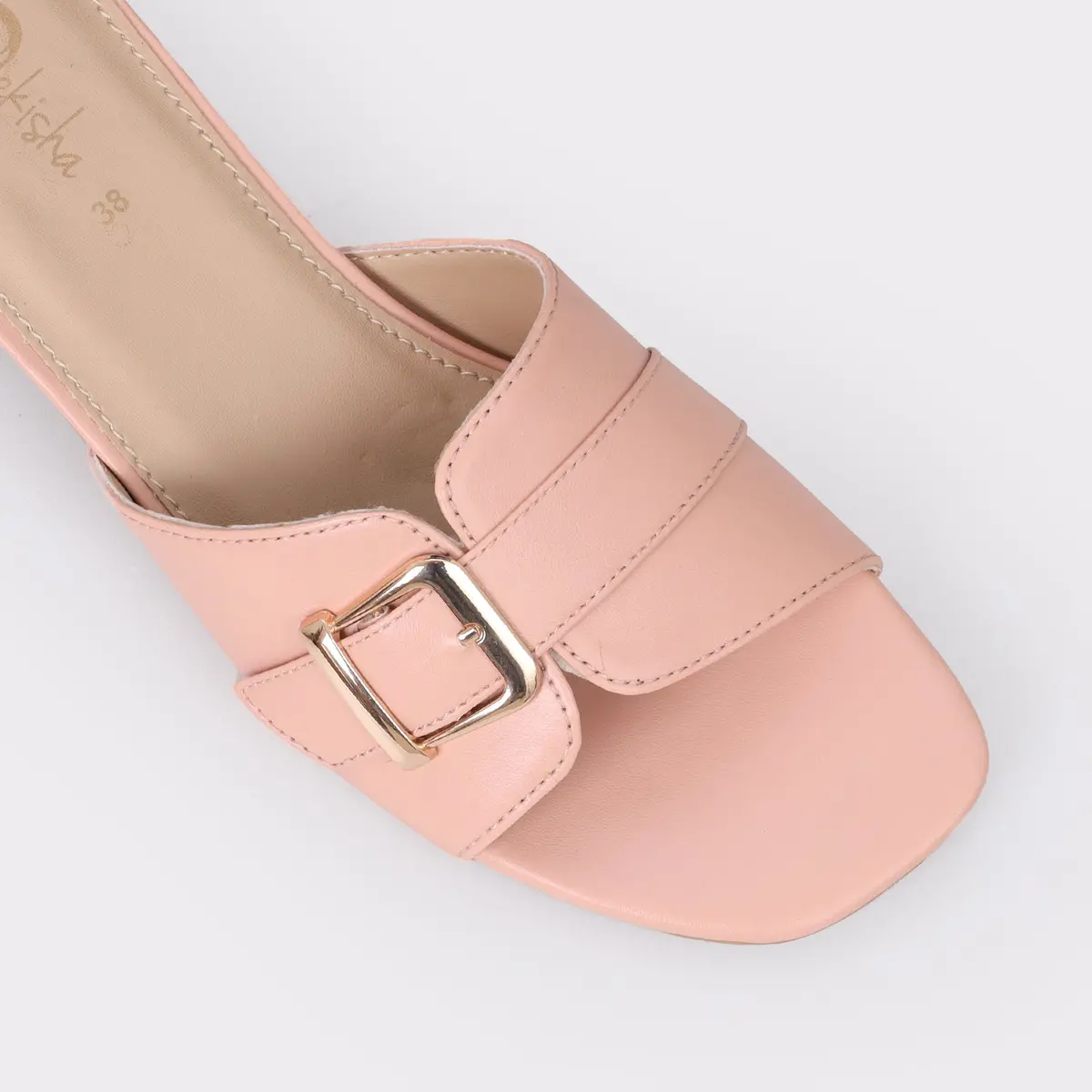 Women's Buckled Heels 6