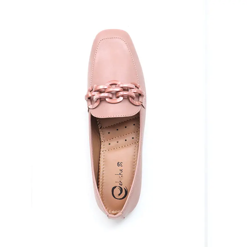 Women's Chunky Buckled Moccs 4