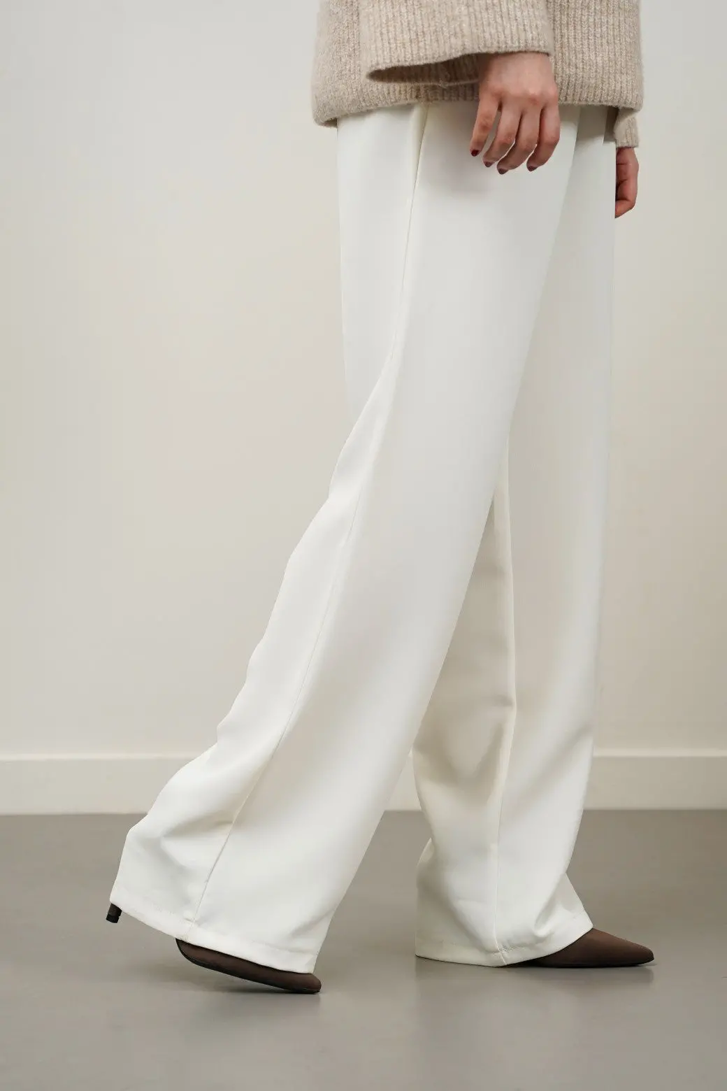 Long Formal Straight Trousers 1