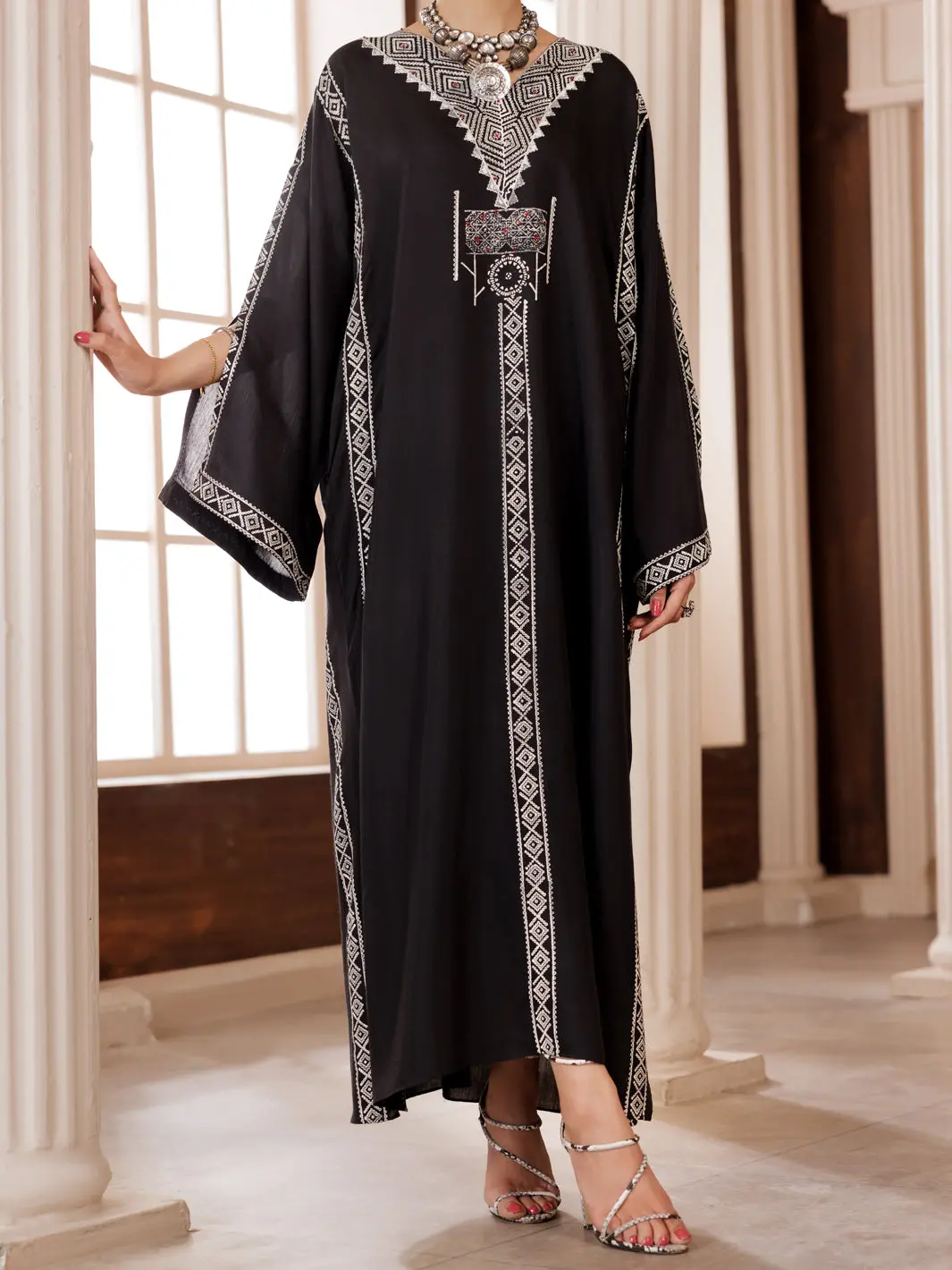 Black Maple Silk Tunic - Al-Lk-1004 1
