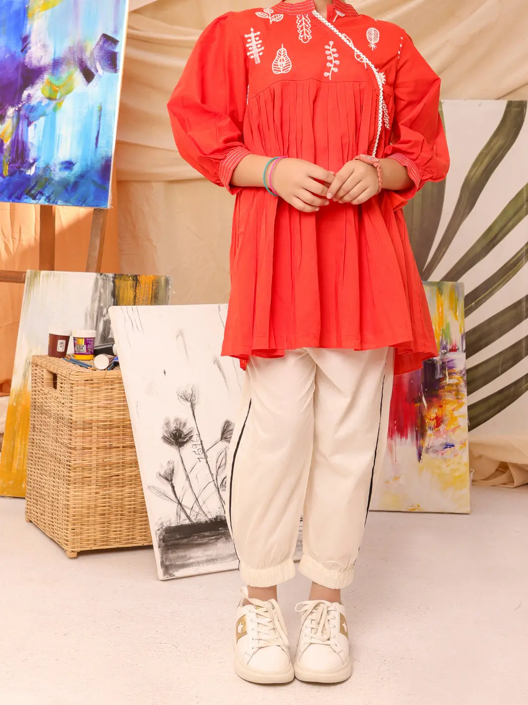 Orange Kurti - Alt-Lk-1005 1