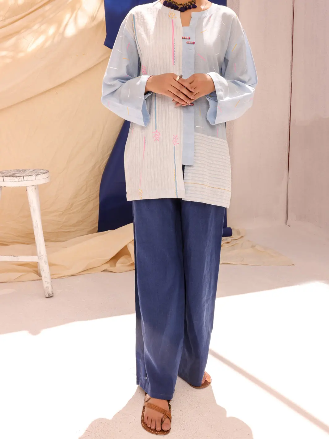 Ice Blue Tunic - Alcr-Lk-1042 1