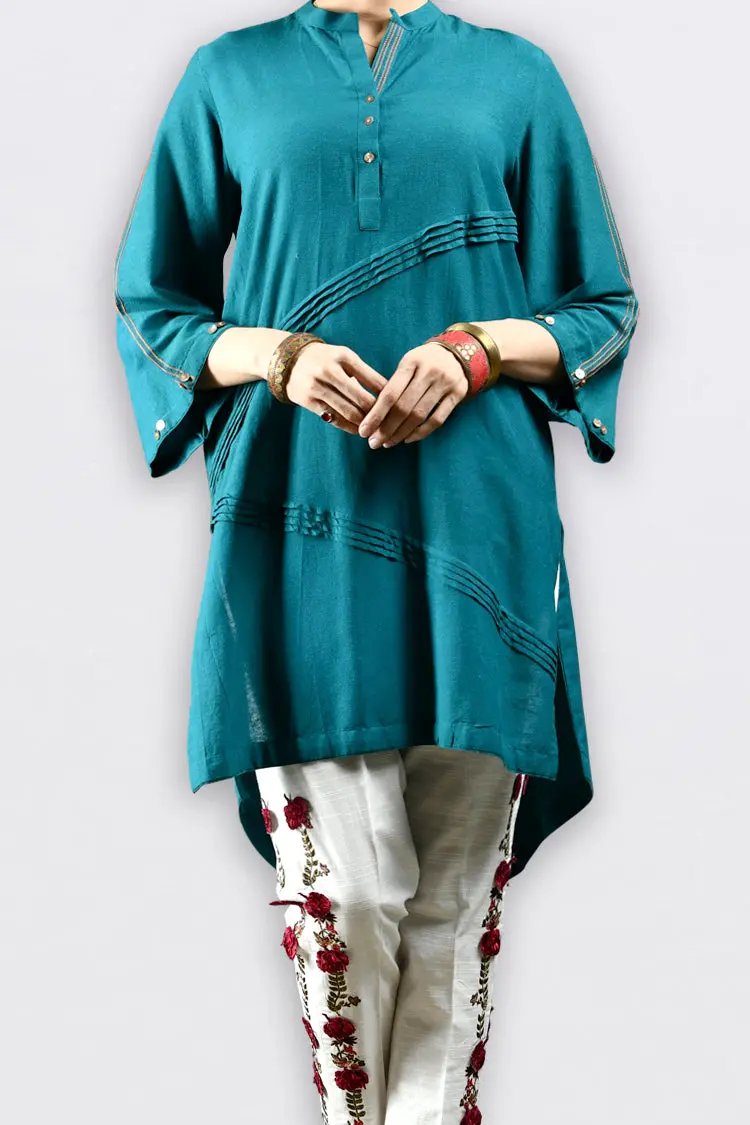 Aqua Karandi Tunic - Lk-229 1