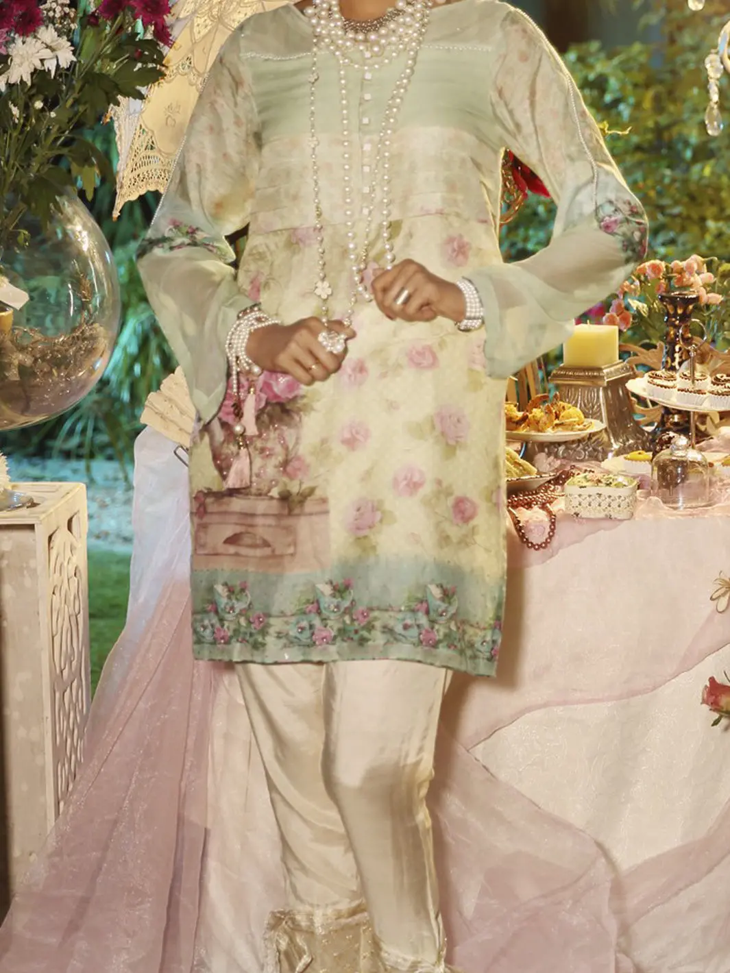 Turquoise Linen Tunic - Lk-404 1
