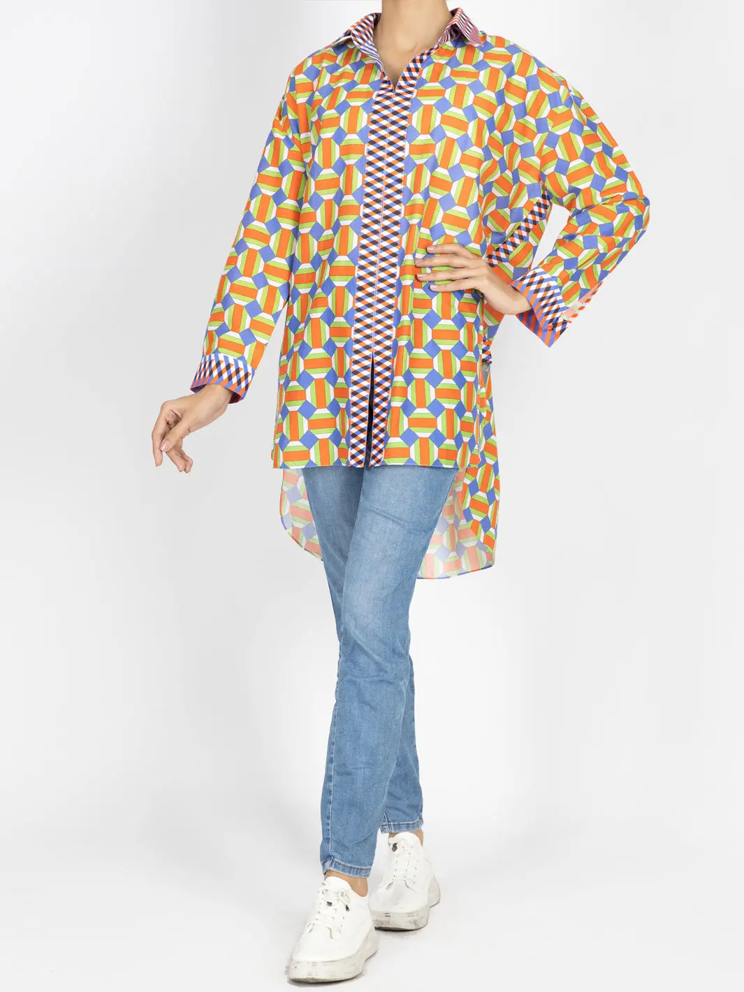 Multicolor Cambric Tunic - Awp-Lk-477 1