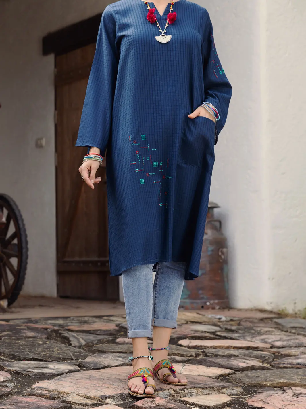 Teal Kurti - Al-Lk-869 1