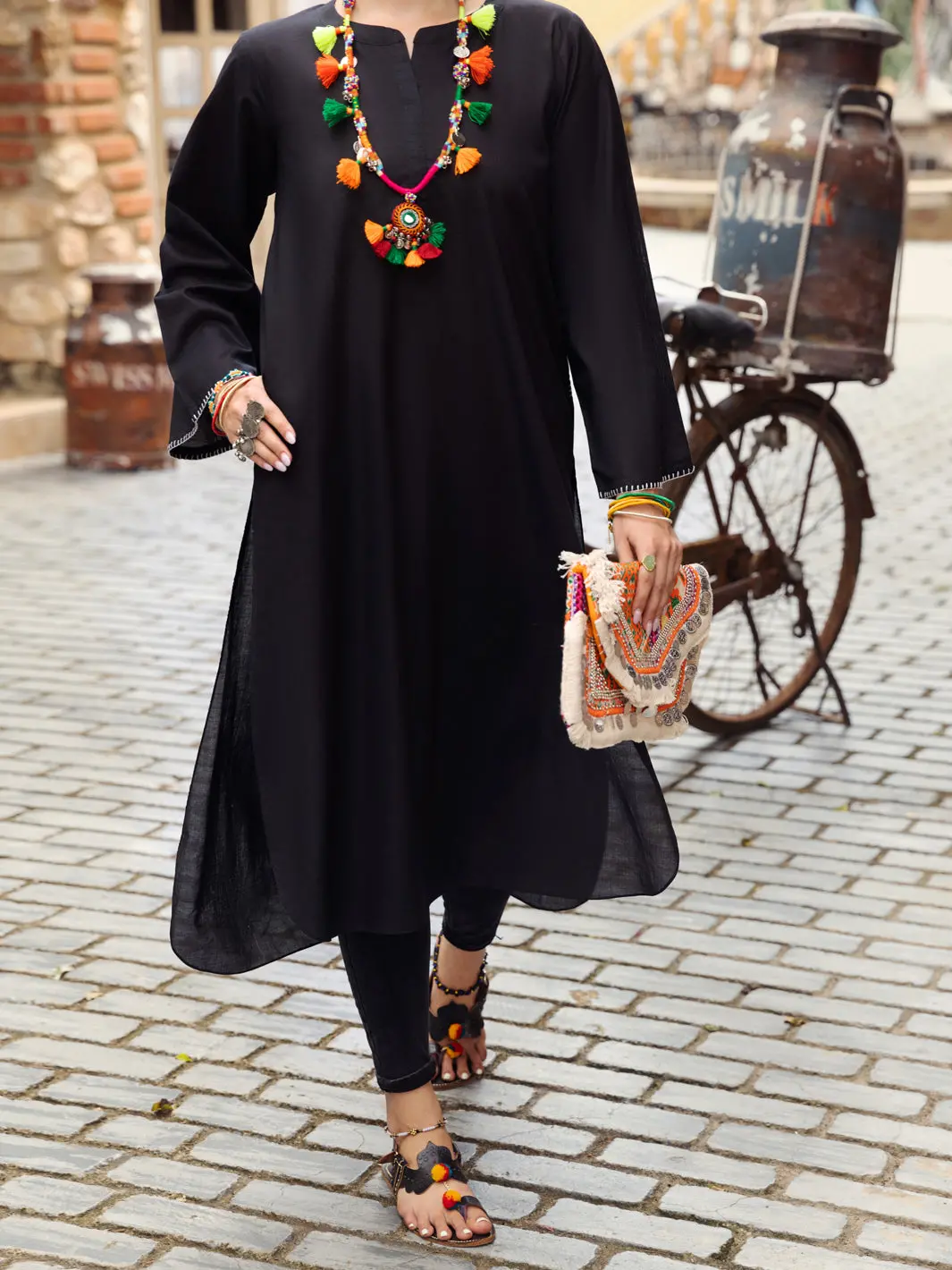 Black Kurti - Al-Lk-871 1