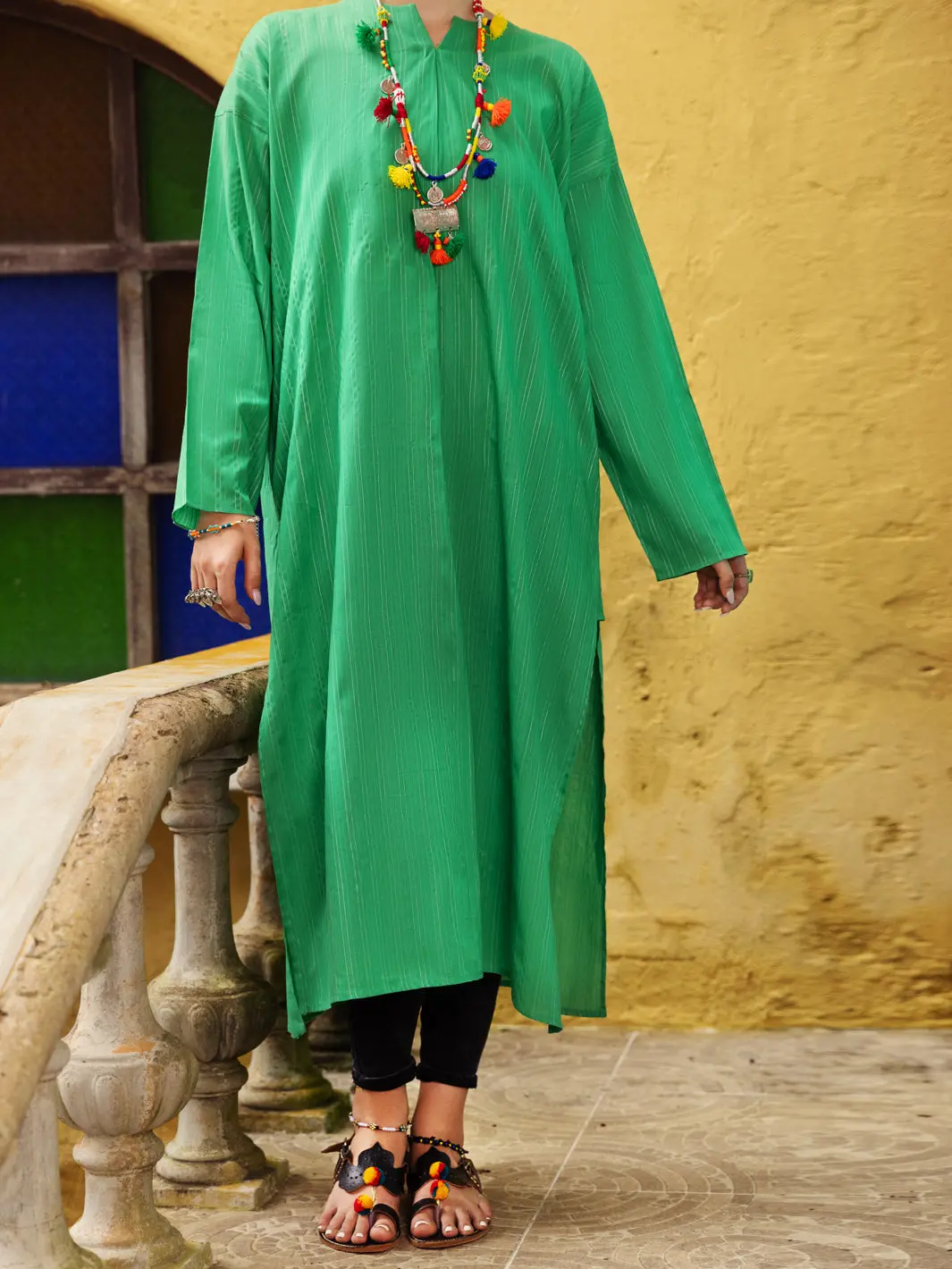 Green Kurti - Al-Lk-873 1