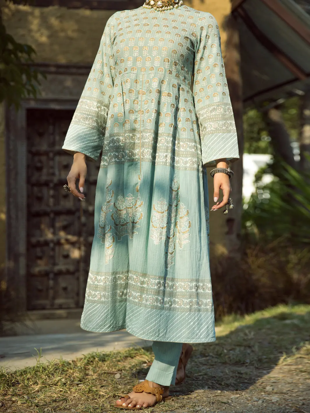 Sky Blue Kurti - Al-Lk-879 1