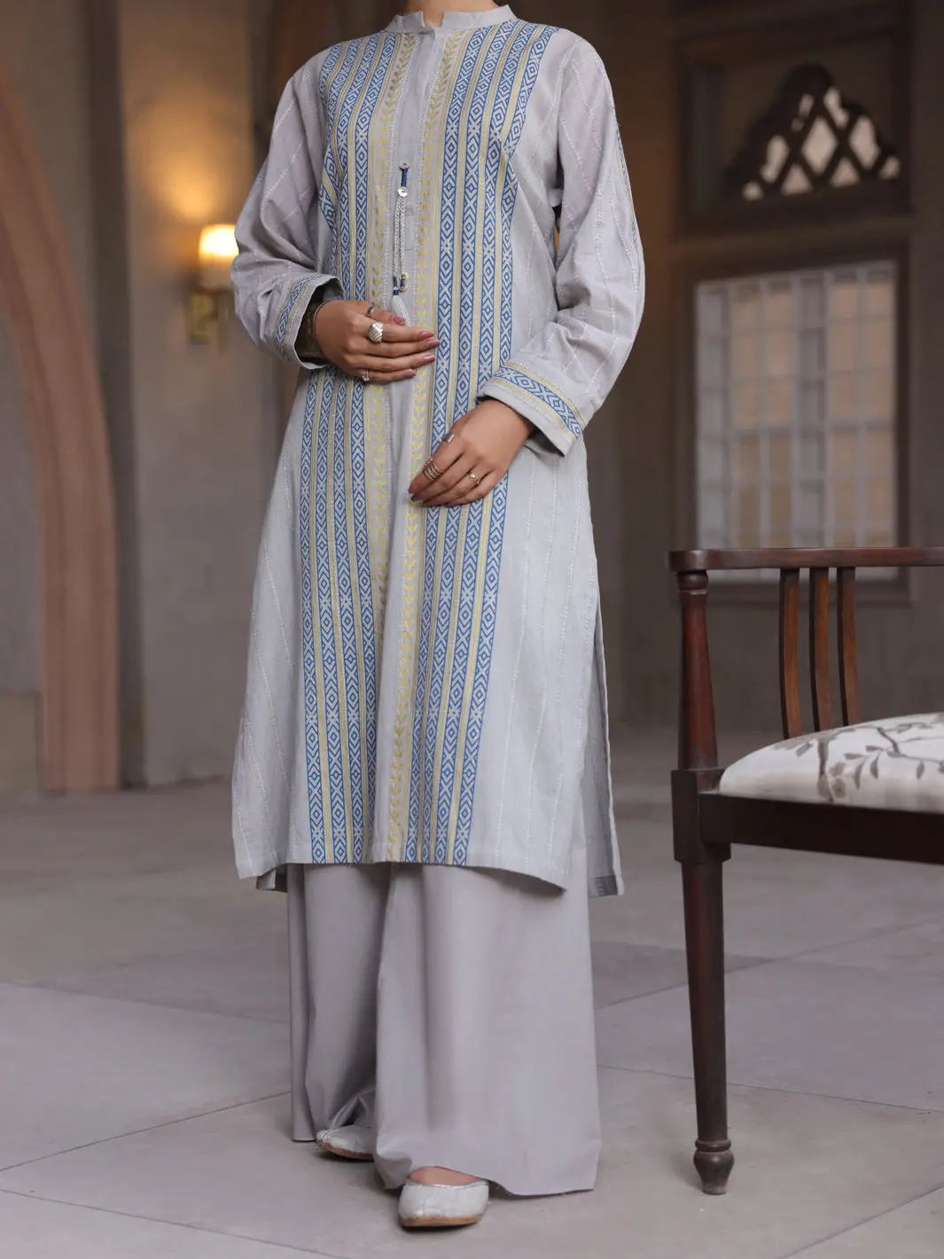 Grey Kurti - Al-Lk-912 1