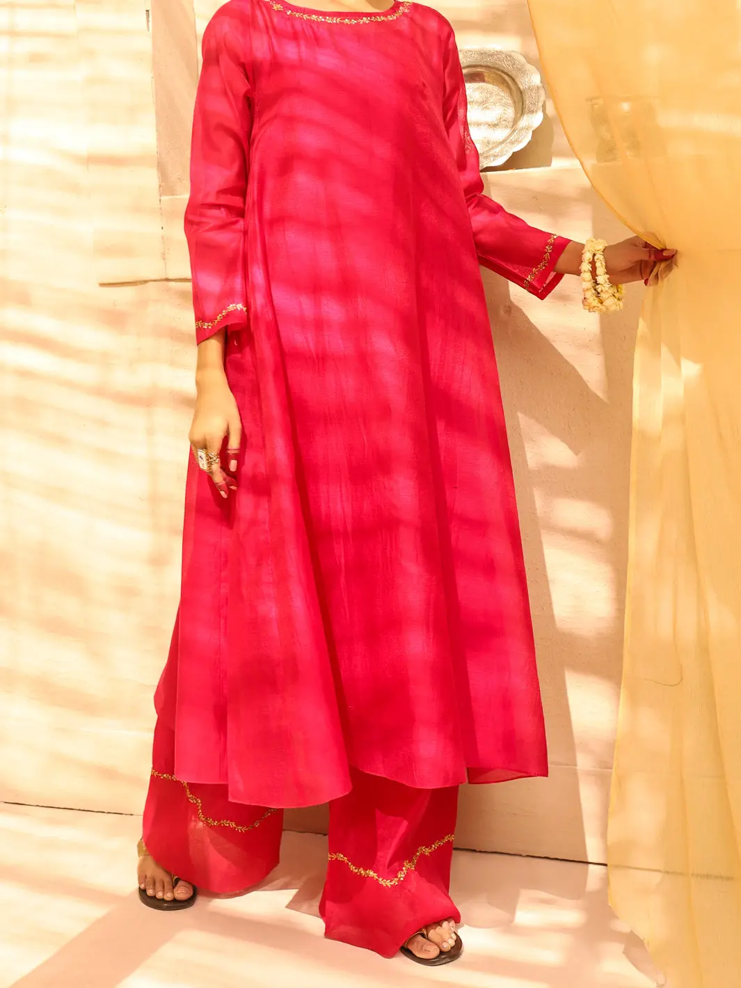 Pink Cotton Viscose Silk 2Pc Stitched - Alcr-2Ps-Lks-1021 1