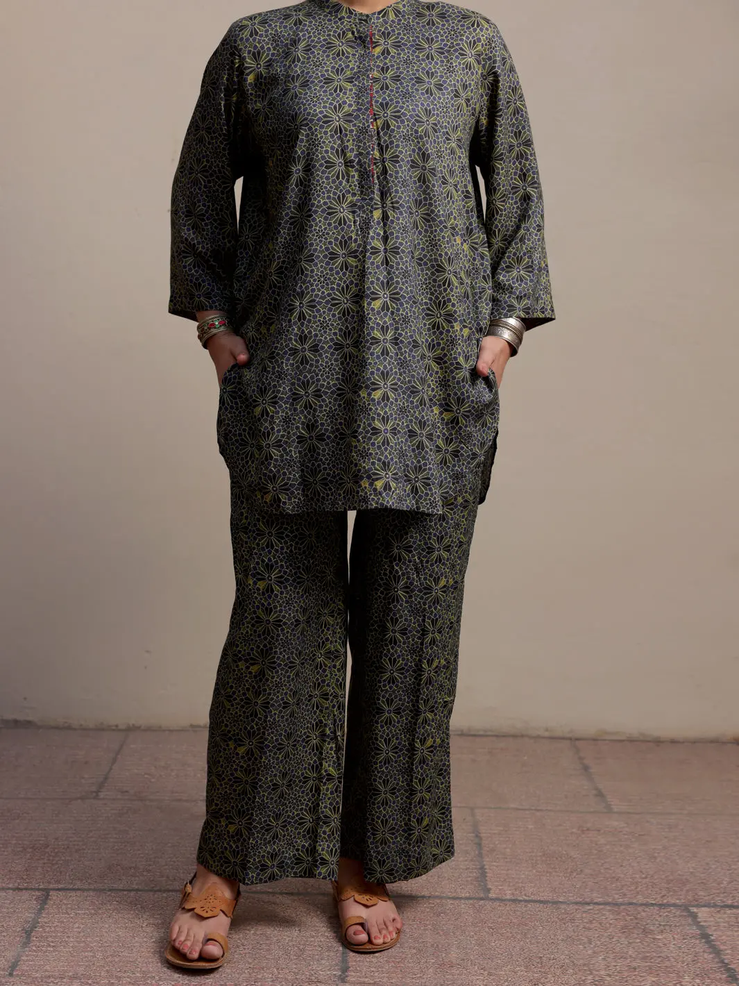 Blue 2Pc Stitched - Alcr-2Ps-Lks-1061 1